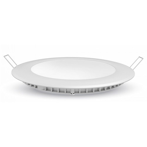 12W Ø17cm LED inbouwpanel - Zaaggat: Ø15,5 cm, Afmetingen: Ø17 cm