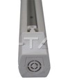 V-Tac 2 meter rails voor spots - Wit, 3-fase, compleet met aansluiting en eindkap