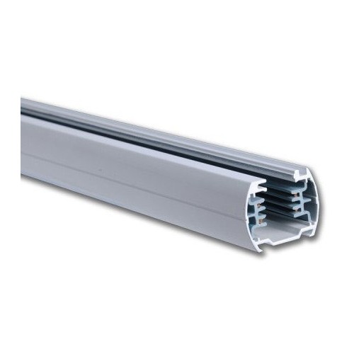 V-Tac 2 meter rails voor spots - Wit, 3-fase, compleet met aansluiting en eindkap