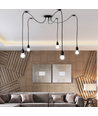 E27 Spin plafondlamp - 150cm, 1,5m snoer