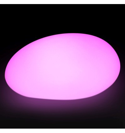 V-Tac RGB LED steen - Oplaadbaar, met afstandsbediening, 33x25x17 cm