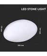 V-Tac RGB LED steen - Oplaadbaar, met afstandsbediening, 33x25x17 cm