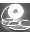 8x16 Koud wit Neon Flex LED 8W per meter - 24V DC, IP67