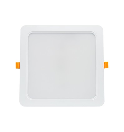 24W 22 x 22 cm LED inbouwpanel - IP54 buiten, gatmaat: 19,5 x 19,5 cm, afmetingen: 22 x 22 cm