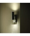 GU10 Wandlamp up/down met sensor - IP44 buiten, roestvrij staal, zonder lichtbron