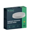 6W LED plafondlamp - Ø12cm, Hoogte: 3cm, witte rand