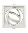 G53 AR111 inbouwspot - Wit, 17,4 x 17,4 cm