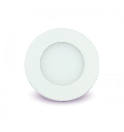 3W Ø8,4cm LED inbouwpanel - Zaaggat: Ø7,3 cm, Afmetingen: Ø8,4 cm