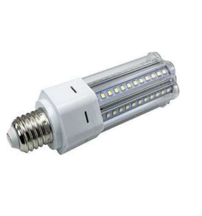 E27 15W LED-lamp - 360°, matglas