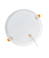24W Ø22cm LED inbouwpanel - IP54 buiten, Zaaggat: Ø19,5 cm, Afmetingen: Ø22 cm