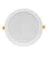 24W Ø22cm LED inbouwpanel - IP54 buiten, Zaaggat: Ø19,5 cm, Afmetingen: Ø22 cm