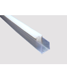 PVC-profiel 8x16 voor LED Neonflex - 1 meter, transparant