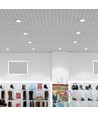 V-Tac 30W LED inbouwspot - Gat: Ø19,5 cm, Afmetingen: Ø22,5 cm, 3,8 cm hoog, Samsung LED-chip, 230V