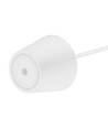 V-Tac oplaadbare tafellamp, draadloos - Wit, IP54 buiten tafellamp, touch dimbaar, mini model