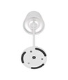 V-Tac oplaadbare tafellamp, draadloos - Wit, IP54 buiten tafellamp, touch dimbaar, mini model
