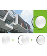 32W LED plafondlamp - Ø38cm, hoogte: 5,2cm, witte rand, incl. zwarte ring