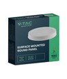 18W LED plafondlamp - Ø21,5cm, Hoogte: 3cm, Witte rand