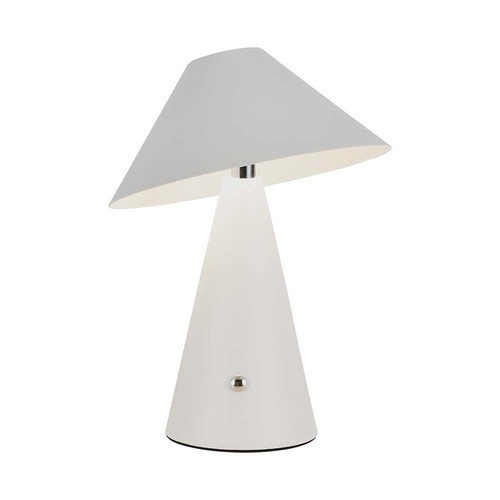 V-Tac oplaadbare 3-in-1 tafellamp - Wit, IP20, touch dimbaar