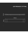 120cm 40W compleet LED-armatuur - 3 jaar garantie
