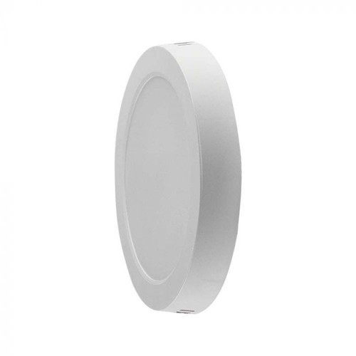18W LED plafondlamp - Ø21,5cm, Hoogte: 3cm, Witte rand