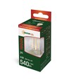 E27 6W LED kogellamp - G45, filament, extra warm wit, 1800K