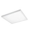 Hoge lijst voor 60x60 LED-paneel - Snel te monteren, kunststof hoeken, zonder zichtbare schroeven, witte rand