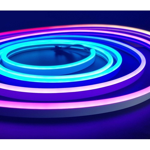 20m 16W/m RGBIC Neon Flex strip - 24V DC, IP20, 96 LED's per meter, 8x16