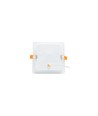 12W 14,5 x 14,5 cm LED inbouwpanel - IP54 buiten, zaaggat: 12 x 12 cm, afmetingen: 14,5 x 14,5 cm
