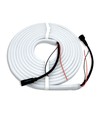 5m 16W/m RGB+WW Neon flex strip - 24V DC, IP65, 72 LED's per m, in te korten om de 10cm