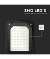 V-Tac 50W LED straatlamp - Ø45mm, IP65