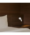 2W Wandgemonteerde hotelspot - IP20, RA80, 38°, wit