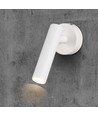 2W Wandgemonteerde hotelspot - IP20, RA80, 38°, wit