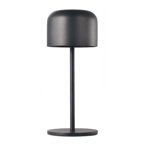 V-Tac oplaadbare CCT tafellamp - Zwart, IP54, touch dimbaar, model mini