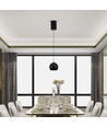 V-Tac LED lamp - Mooie plafondlamp, Ø12, zwart, incl. ophanging