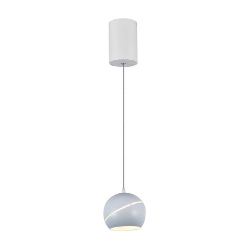 LED lamp - Ø12cm, wit, mooie plafondlamp, incl. ophangsysteem