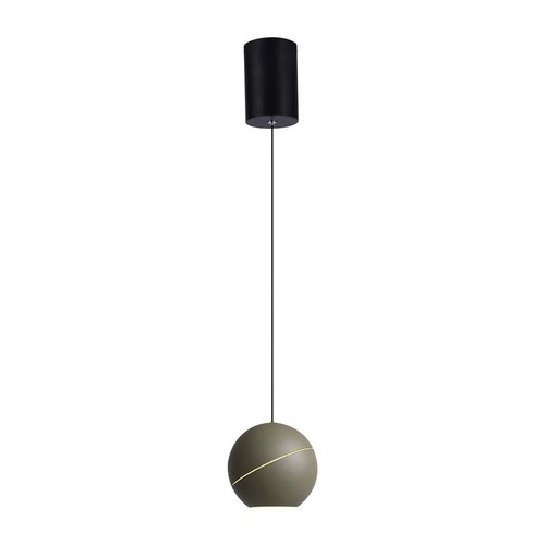 8W LED-lamp - Mooie plafondlamp, Ø12cm, Champagne, incl. ophangsysteem