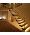 Trap LED COB strip set 11W per trede - 24V DC, IP20, Tot 16 treden, met sensor
