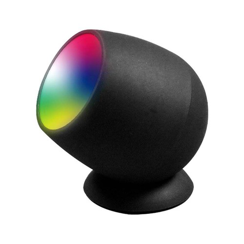 Smart Home lamp met RGB+WW - Zwart, Tuya/Smart Life, werkt met Google Home, Alexa en smartphones