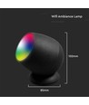 Smart Home lamp met RGB+WW - Zwart, Tuya/Smart Life, werkt met Google Home, Alexa en smartphones