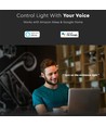 Smart Home lamp met RGB+WW - Zwart, Tuya/Smart Life, werkt met Google Home, Alexa en smartphones