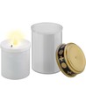LED grafkaars - Wit, 12 cm hoog, IP44 buiten, batterij