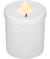 LED grafkaars - Rood, 12 cm hoog, IP44 buiten, batterij