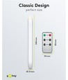 5-pack witte LED-kaarsen inclusief afstandsbediening - Batterij