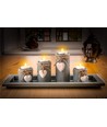 4-pack LED theelichtjes met timer - Batterij, timerfunctie