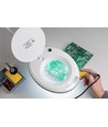 LED loeplamp met klem 8W - Wit