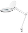 LED loeplamp met klem 8W - Wit