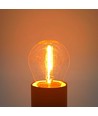E27 6W LED kogellamp - G45, filament, extra warm wit, 1800K