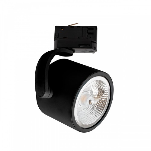 Spectrum Madara railspot - Zwart, AR111 GU10 3-fase rails, IP20, zonder lichtbron