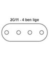 41cm / 17W LED-TL-buis, 2G11 - 2G11