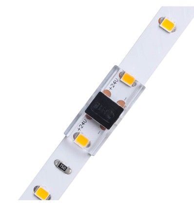 Verbindingsstuk voor 10mm LED-strip - Dun, IP20, voor enkelkleurige strips, voor aluminium profielen, strip-naar-strip